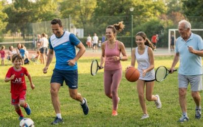 sports en famille